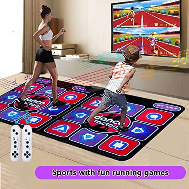 Luqeeg Dance Mat Double User Light Up Musical Electronic Dance Mats with Different Difficulty Levels Dance Step Pad Game for TV PC Non Slip Interactive Yoga Dancing Mats
B0BDMXFYYT