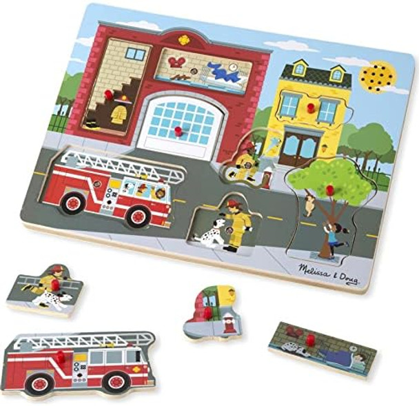 Melissa & Doug Around The F i r e Station: Sound Puzzle Bundle with 1 Theme Compatible M&D Scratch Fun Mini-Pad (00736)
B09T5T41DM