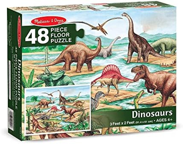 Melissa & Doug Dinosaurs: 48pcs Floor Puzzle Bundle with 1 Theme Compatible M&D Scratch Fun Mini-Pad (90421)
B09VBFMGX6