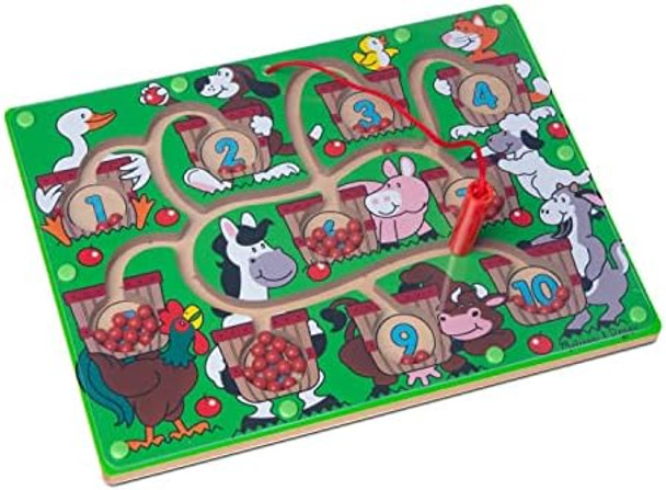 Melissa & Doug Magnetic Wand Number Maze - Wooden Puzzle Activity Learning Toys Travel Activities for Kids Magnetic Maze for Toddlers and Kids Ages 3+
B00146LUX0