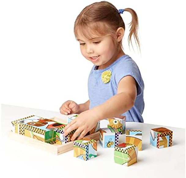 Melissa & Doug Pets Wooden Cube Puzzle With Storage Tray (16 pcs)
B000FULOBE