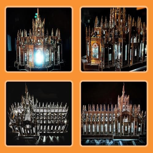 Microworld 3D Metal Puzzle Model Kits Italy Milan Cathedral Architecture Model Building Kit 3D Puzzles for Adults Laser Cut Jigsaw Brain Teaser Art Craft Kits (Duomo Di Milano)
B08SQKYWHG