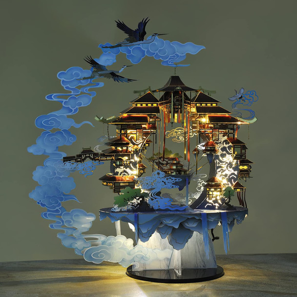 Microworld 3D Metal Puzzles DynaSky Bracket/Holder for Traditional Architecture Building Model Beautiful Hanger Decoration for The Eye of Sky
B09JKKSTT9