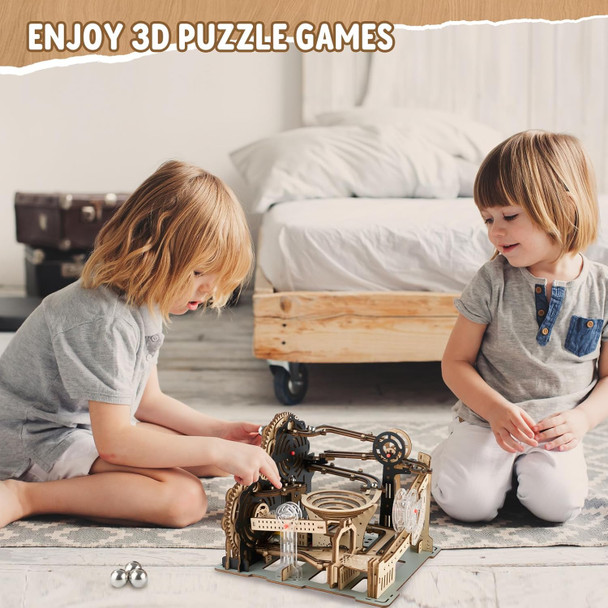 Miereirl 3D Wooden Puzzles for Kids Wooden Mechanical Rail Model Kits to Build 160pcs Arts and Crafts for Teens Stem Projects for Kids Desktop Toys Birthday s for Boys Girls Teens
B0D1RDLDKH