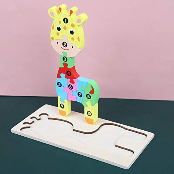 Moderngenic Wooden 3D Jigsaw Puzzle for Kids Animal Number Block Puzzles for Toddlers Educational Learning Montessori Toys for Boys and Girls (Fire Truck)
B08QNBW1DV