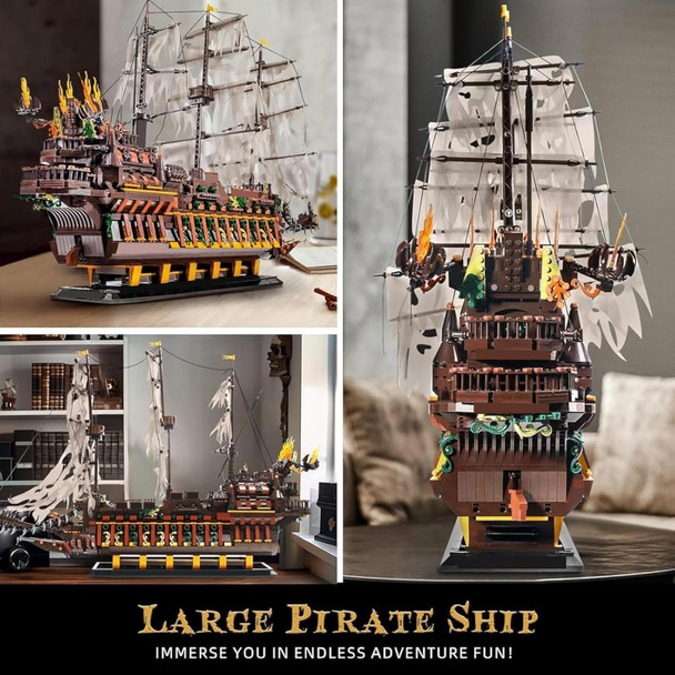 Mould King Large Pirates Ship Model Building Blocks Kits MOC Dutchman Building Block Pirate Ship Construction Set to Build Toys for Age 14+/Adult Collections Enthusiasts (4364+Pieces)
B0D8PRZXH5 Mould King Large Pirates Ship Model Building Blocks Kits MOC Dutchman Building Block Pirate Ship Construction Set to Build Toys for Age 14+/Adult Collections Enthusiasts (4364+Pieces)
B0D8PRZXH5