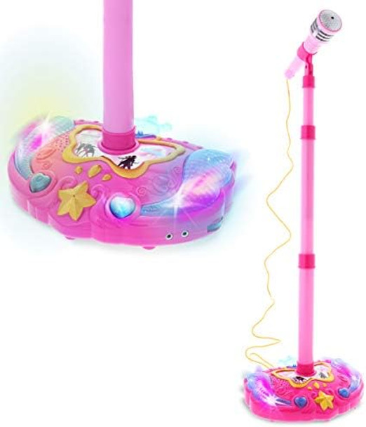 Mozlly Mozlly Super Star Kids Karaoke Machine with Microphone Stand Playset - Pink Microphone with Stand with Built-in Jack and Speaker for MP3 Player Singing Toys for Girls and Boys with Music and Light
B01N0MQZ10 Mozlly Mozlly Super Star Kids Karaoke Machine with Microphone Stand Playset - Pink Microphone with Stand with Built-in Jack and Speaker for MP3 Player Singing Toys for Girls and Boys with Music and Light
B01N0MQZ10