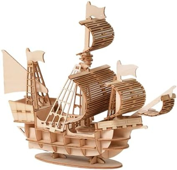 Norsis Home And Garden 3D Wooden Pirate Ship Puzzle Kit for Adults – DIY Model Building Kit Desk Decor & for Men Women Ages 14+
B08R2VDKJ3