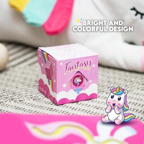 Nubbo Magic Cube 3x3 for Girls Pink Color and Smooth Stickerless Game Brain for Kids - Educational Smart Fun Puzzle Toy Ideal Birthday The Original Little Unicorn Kawaii Room Desk Decor
B0CT4745PH
