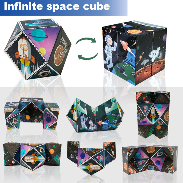 Oncofan 3D Flips Magic Cube Set 3 Pack Infinity Cube Fidget Toys Transforms Puzzle Cubes for Stress Anxiety Relief and Kill Time Nice s for Kids and Adults
B0BKQMQTT8