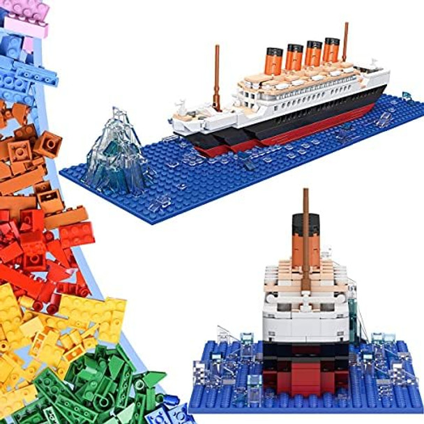 Onenext RMS Titanic Model Large Building Block Set 548pcs 100% Compatible DIY Educational Toys 3D Puzzle for Adults and Kids
B0972QHS88