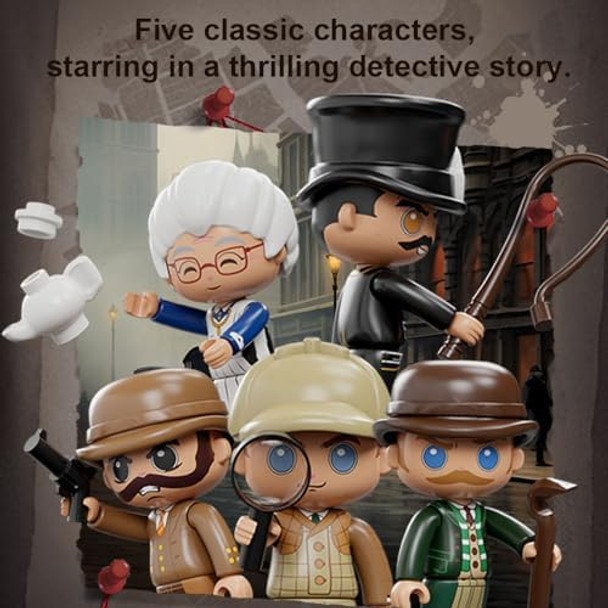 Pantasy Baker Street 221B Apartment Adult Building Block Set with 5 Self-Developed Minifigures Sherlock Holmes Collectible Architecture Modular Kit for Home or Office Decor
B0D8T6BKL2