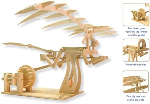 Pathfinders STEM Kit – Leonardo da Vinci Ornithopter 3D Puzzle & Engineering Toy for Kids Ages 9+ Educational Science & Learning Resource Fun Idea for Girls
B00960D1TC