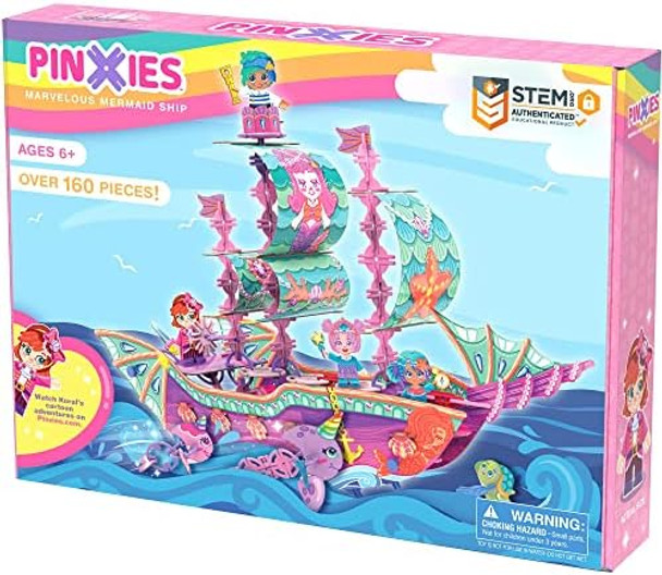 Pinxies Marvelous Mermaid Ship Build-Your-Own Magical Boat Play Set Kids 3D Puzzle Toy - STEM Girl Toys Ages 6-7 and Up
B08JHDXMTJ