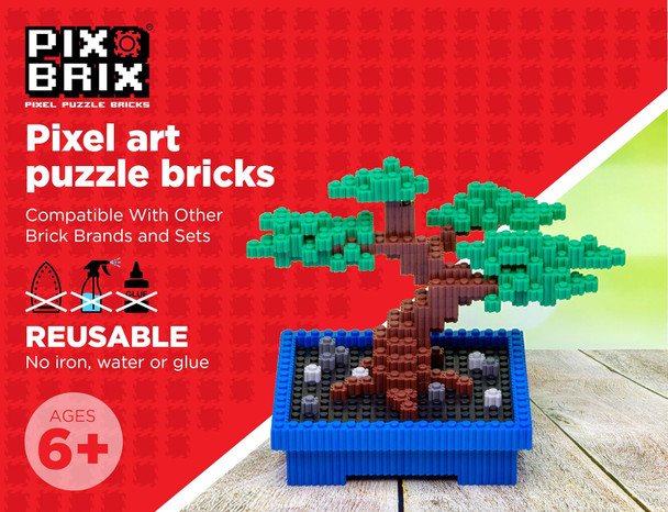 Pix Brix Pix Brix Pixel Art Puzzle Bricks – Dinosaur Series T Rex – Patented Building Brick Set to Recreate Your Favorite Dino Includes 397 Pieces – Create 2D and 3D Builds Without Water Iron or Glue
B09F9V681H