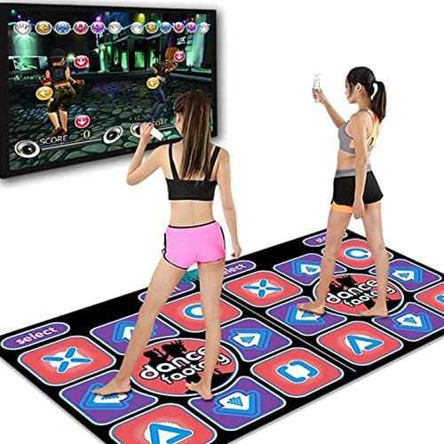 Pomya Dance Mat for Kids Folding Electronic Dance Pad Game Toy Girls Boys Toddlers 2 Player Dance Floor Pad for TVs with AV Interface Remote Control Early Education
B0CP43B7S5