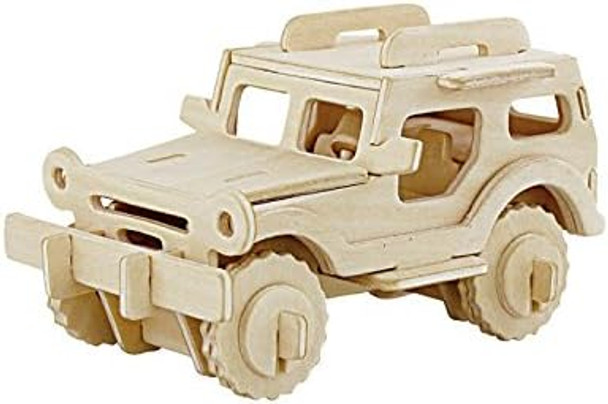 Ponte Collection 3D Puzzle Wooden Model Toy Kit Vehicle Bulid Car 38-Pieces
B071HTV7VT