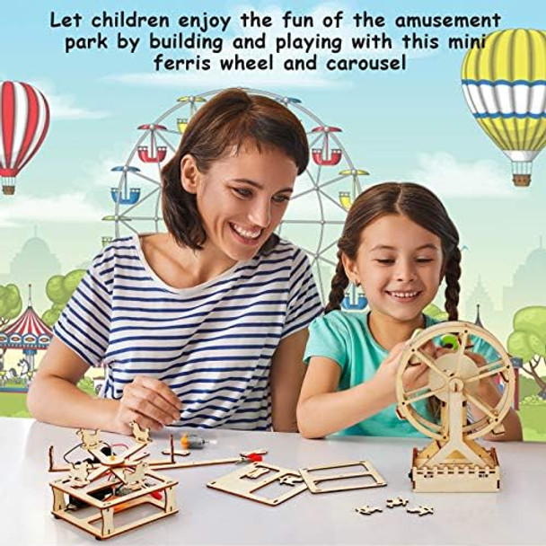Poraxy 10 Set Science Kits for Kids Age 8-12 STEM Toys for Boys 8-12 s for 8 9 10 11 12 13 Year Old Boys and Girls Wooden 3D Puzzles Educational Projects Crafts Building Kits
B0DJMJ64ZV