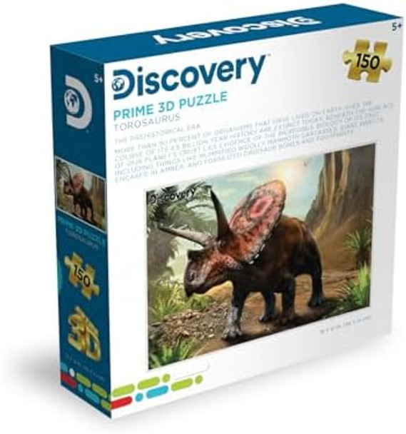 Prime 3D Discovery Dinosaurs 150 Piece 3D Jigsaw Puzzle for Kids Finished Size 18" x 12" Challenging & Fun for Kids & Families Immersive 3D Lenticular Effect
B0BC2JXS3S