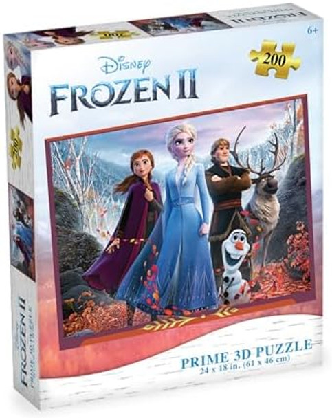 Prime 3D Disney Frozen 200 Piece 3D Jigsaw Puzzle for Adults & Kids Finished Size 24" x 18" Challenging & Fun for Adults Kids & Families Immersive 3D Lenticular Effect
B09D3NS9QK