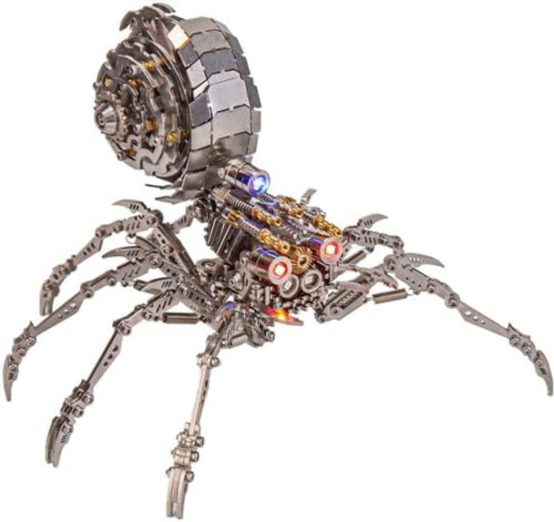 Puosuo 3D Metal Spider Model Kit 203 Pieces 3D Stainless Steel DIY Assembly Steampunk 3D Puzzle Metal Model Kit
B0CM5VW19M