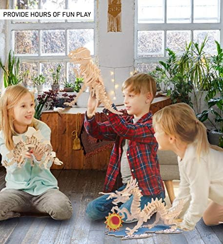 Puzzled Toys & Games Stegosaurus Wooden Puzzle Easy to Play Pre-Cut 3D Woodcraft Puzzles Brain Teaser Educational Game Learning Journey Toy Activity for Kids Toddlers Children Ages 3 & Up (44 Pcs)
B000NQJQ6A