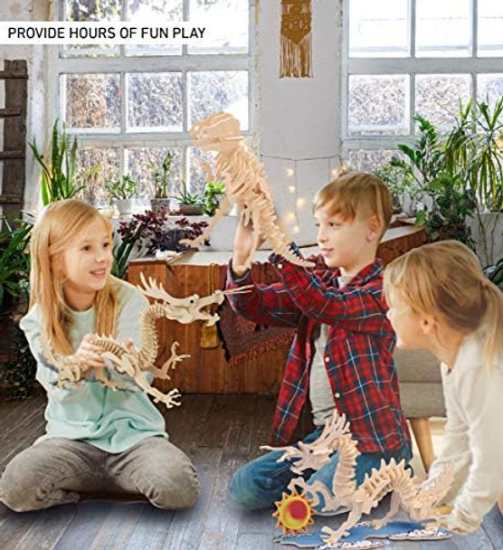 Puzzled 3D Puzzle Dragon Building Kit - Wooden Dragon Puzzle Toy for Kids and Adults Educational DIY Wood Puzzle Toy Dragon Dragon Model Kit 3D Animal Puzzle to Build and Paint with 148 Pieces Pack
B003LPV8NY Puzzled 3D Puzzle Dragon Building Kit - Wooden Dragon Puzzle Toy for Kids and Adults Educational DIY Wood Puzzle Toy Dragon Dragon Model Kit 3D Animal Puzzle to Build and Paint with 148 Pieces Pack
B003LPV8NY