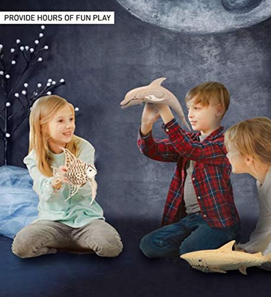 Puzzled 3D Puzzle Angel Fish Wood Craft Construction Model Kit Fun Unique & Educational DIY Wooden Toy Assemble Model Unfinished Crafting Hobby Puzzle to Build & Paint for Decoration 130 Pieces Pack
B00V2NNXSU