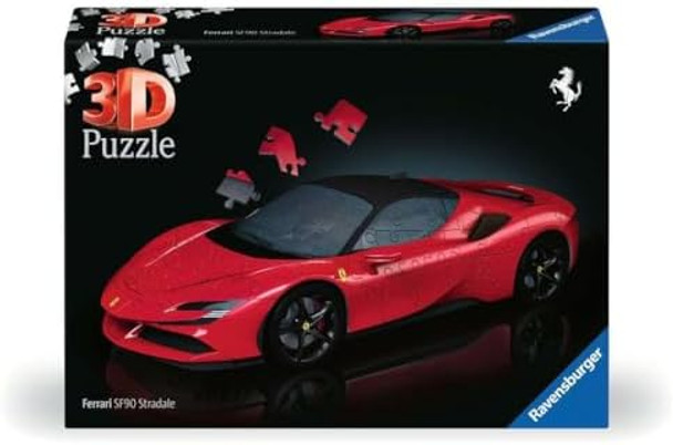 Ravensburger Ferrari SF90 Stradale 108 Piece 3D Jigsaw Puzzle for Adults and Kids - 11576 - Great for Any Birthday Holiday or Special Occasion
B0CSZ6LNKB