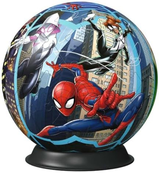 Ravensburger - 3D Ball Puzzle - Spider-Man - Ages 6+ - 72 Numbered Pieces to Assemble Without Glue - Stand Included - Diameter: 13 cm - 11563
B0BSWQ1BS2