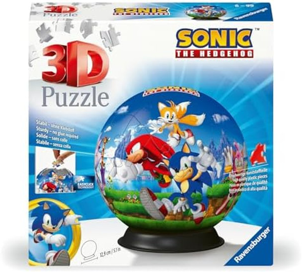 Ravensburger Sonic The Hedgehog 3D Jigsaw Puzzle Ball for Adults and Kids - 11592 - Great for Any Birthday Holiday or Special Occasion
B0CSZ747RP