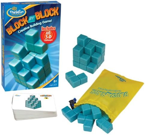 Ravensburger ThinkFun Block by Block - Engaging 3D Puzzle Game Enhances Architectural Skills Mind Teaser for Ages 8 and Up Travel-Friendly with Game-Go Storage Bag
B00000IRTH