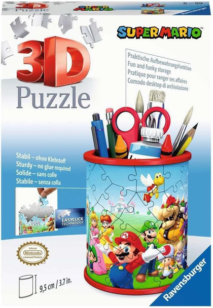 Ravensburger Super Mario Brothers Pencil Pot 3D Jigsaw Puzzles for Kids Age 6 Years Up - 54 Pieces - No Glue Required
B08PM3MG36