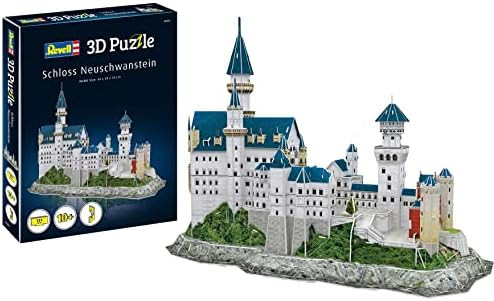 Revell Schloss Neuschwanstein 3D Puzzle Building Crafts for Adults and Kids Ages 10 Years and up - 121 Pieces
B0B1N9HT24