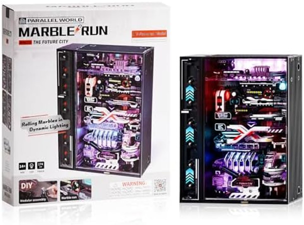 Robotime3D Plastic Puzzles for Adults & Teens Bookshelf Kits Futuristic Marble Run Building Set MR02S (The Future City) Crafts for Adults Hobby Kit for Boys
B0DJ2CLDHV