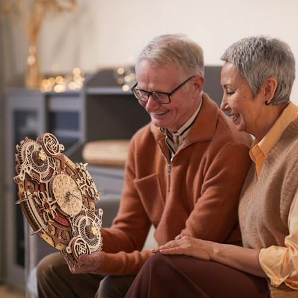 Rokr 3D Wooden Puzzles for Adults-Wooden Clock Puzzle Kit-Wood Model Kits to Build for Adults-Zodiac Wall Clock
B08Q7NSZ11