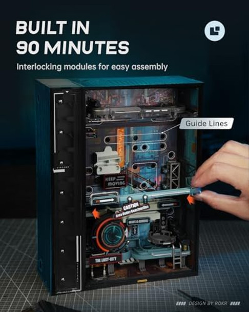 Rokr Marble Run Model Building Kit 3D Puzzles for Adults DIY Miniature Kit Ideal for Men and Women
B0DCJMJQV3