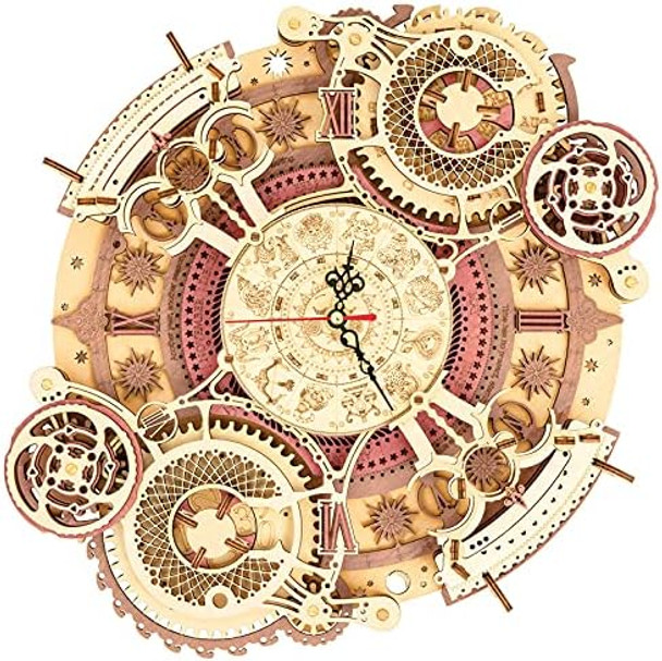 Rokr 3D Wooden Puzzles for Adults Mechanical Clock Kits-Zodiac Clock DIY Clock Model Building Kits Brain Teaser Puzzles DIY Crafts/Hobbies/s Desk Decor for Teens (Zodiac Clock)
B08Q43YCMB