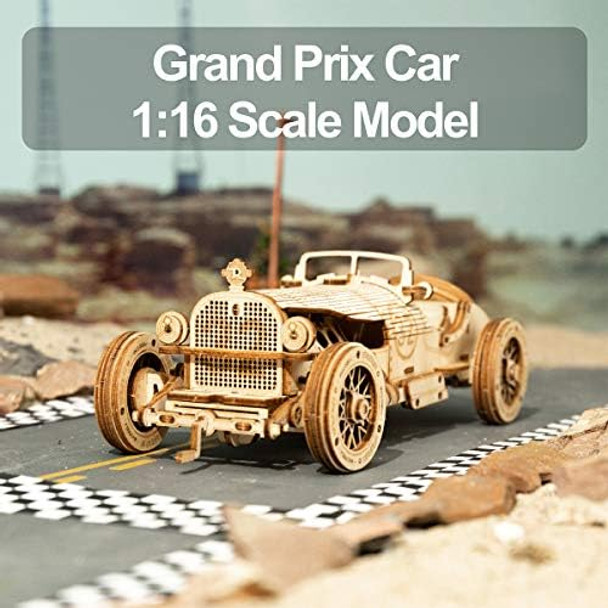 Rokr 3D Wooden Puzzle for Adults-Mechanical Car Model Kits-Brain Teaser Puzzles-Vehicle Building Kits-Unique for Kids on Birthday/Christmas Day(1:16 Scale)(MC401-Grand Prix Car)
B085L5WH3P