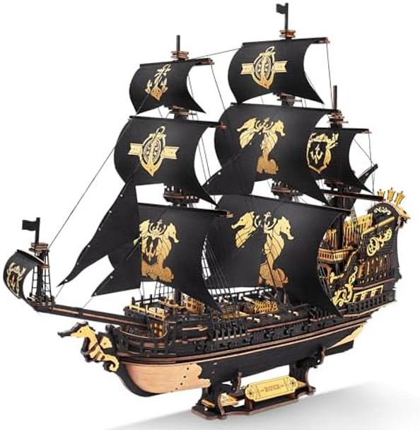 Rokr Seahorse Barque 3D Wooden Puzzle for Adult - Sailboat Model Kit 603-Piece DIY Assembly 1:100 Scale Sailboat MCB02
B0DYT2BQF6 Rokr Seahorse Barque 3D Wooden Puzzle for Adult - Sailboat Model Kit 603-Piece DIY Assembly 1:100 Scale Sailboat MCB02
B0DYT2BQF6