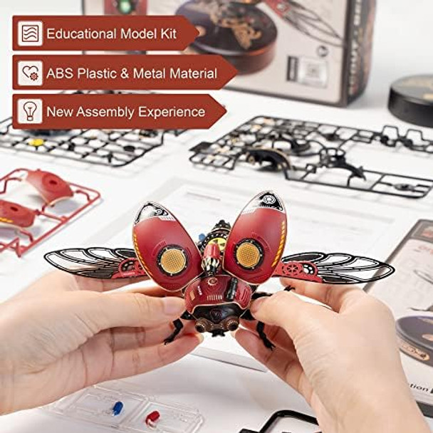 Rokr Mechanical Puzzles Scout Beetle 3D Metal Model Kits for Adults to Build STEM Toys Building Sets for Teens Halloween/Christmas/Birthday s for Boys Ages 14+ (Scout Beetle)
B0BBPV5ZJF