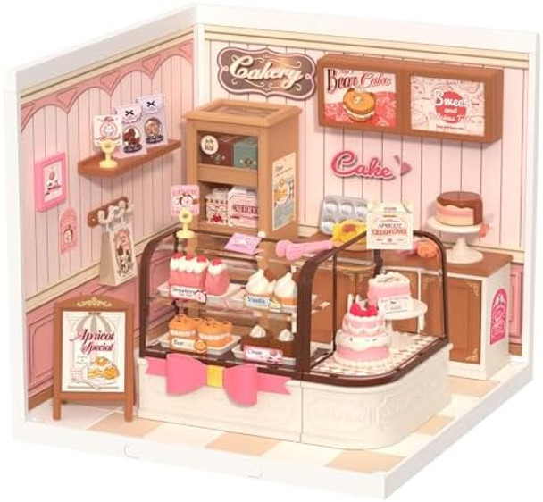 Rolife Super Creator DIY Miniature Plastic House Building Set Playset with LED Suitable for Mini Figures Construction Toys Diorama Kit s for Teens Adults (Tasty Cake Shop)
B0FC5TJN56