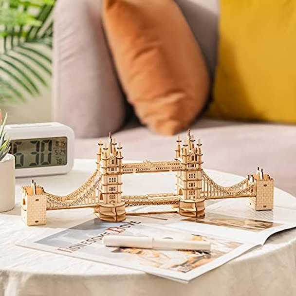 Rolife 3D Wooden Puzzles for Adults London Tower Bridge -113P Pieces Wood 3D Puzzle Architecture Model Craft Kits Birthday for Teens/Adults Desk Decor
B099RSS6P1