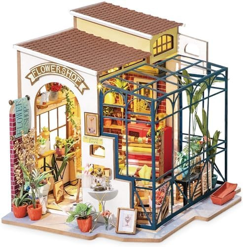 Rolife DIY Miniature House Kit Flower Shop+3D Wooden Puzzle for Adults-Evergreen Pine Bonsai
B0DNJTD2T6