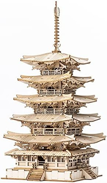Rolife Wood Model Kits for Adults to Build 3D Puzzles DIY Five-storied Pagoda Birthday Unique s for Friends or Family
B09BVJXVJF
