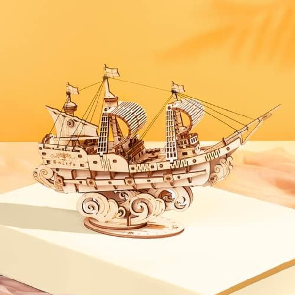 Rolife 3D Wooden Puzzles Model Kit for Adults to Build Wooden Model Ship Series Sailing Ship Building Model Kit DIY Crafts Hobbies/Collections/Decorations/s for Friends and Family (Sailing Ship)
B088D4FNYT