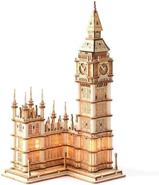 Rolife 3D Wooden Puzzles for Adults Big Ben with Lights Architecture Model and Building Kit(TG507)
B09999SZQD
