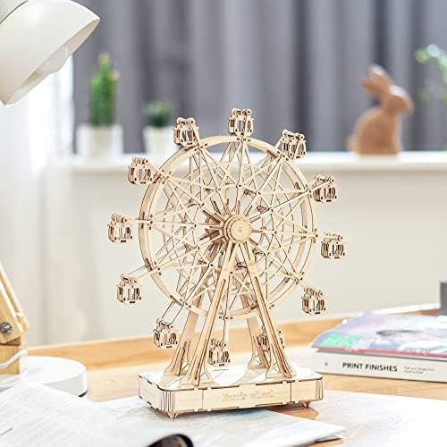Rowood 3D Puzzles for Adults Model Kits for Adults Wooden Music BoxDIY Craft Kits for Adults Teen Boy s on Birthday Christmas - Ferris Wheel (232 PCS)
B088BPG44V
