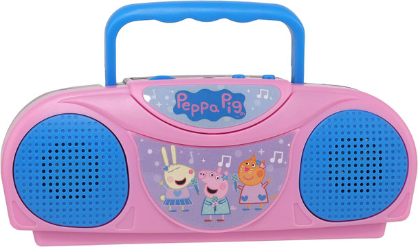 Sakar Peppa Pig Kids Karaoke Machine with Radio KO1-03371 Compatible with iPod and MP3 Player AM FM Portable Radio Includes Corded Microphone for Kids Durable Handle Red/Blue Design
B086WKGWPV