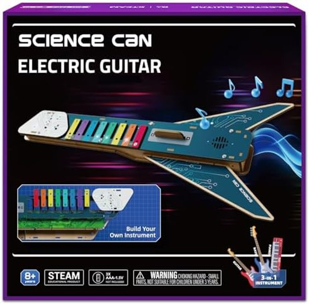 Science Can Science Can Science Kit for Kids Age 8-12 DIY Electronics Guitar Stem Kits 3D Wooden Puzzles Building Own Musical Instruments Great s Stem Toys for Ages 8-13 Boys & Girls
B0F47PCBWT Science Can Science Can Science Kit for Kids Age 8-12 DIY Electronics Guitar Stem Kits 3D Wooden Puzzles Building Own Musical Instruments Great s Stem Toys for Ages 8-13 Boys & Girls
B0F47PCBWT